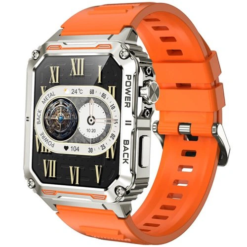 VALDUS VD38 Smartwatch Outdoor Recreation Watch Dynamic LED Luminous Effect Support Waterproof-Orange Color VALDUS VD38 Smartwatch Outdoor Recreation Watch Dynamic LED Luminous Effect Support Waterproof-Orange Color - Image 1