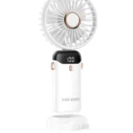 VENDENS VD-FAN005 Rechargeable Portable Cooling Fan with Digital Display