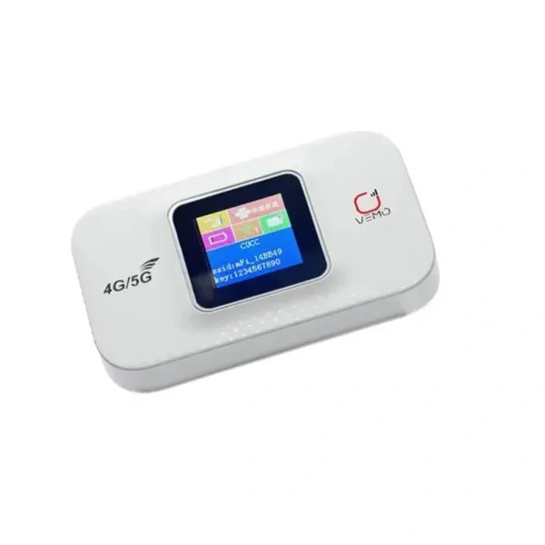 Vemo E5783 Plus Vemo E5783 Plus 4G/5G Portable Pocket WiFi Router – 300Mbps High-Speed Mobile Hotspot with 3000mAh Battery - Image 1