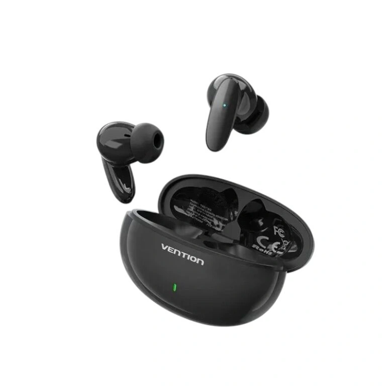 Vention ELF E01 Wireless Earbuds – Black Vention ELF E01 Wireless Earbuds – Black - Image 1