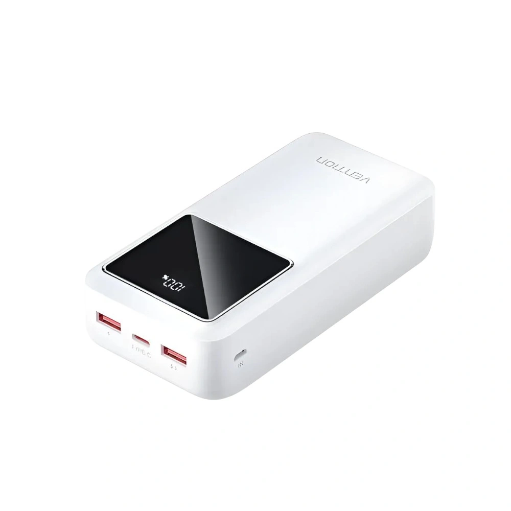 Vention FHMW0 30000mAh 22.5W Fast Charging Power Bank – White Vention FHMW0 30000mAh 22.5W Fast Charging Power Bank – White - Image 1