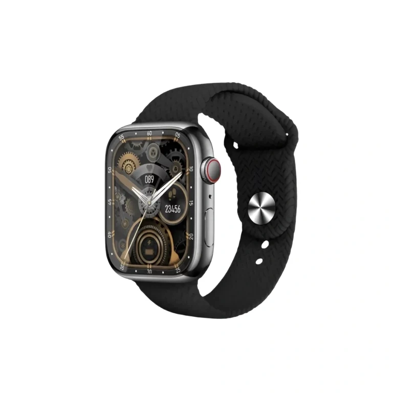 WS-S9 MAX Smartwatch with AMOLED Display and 2 Strap – Black Color WS-S9 MAX Smartwatch with AMOLED Display and 2 Strap – Black Color - Image 1