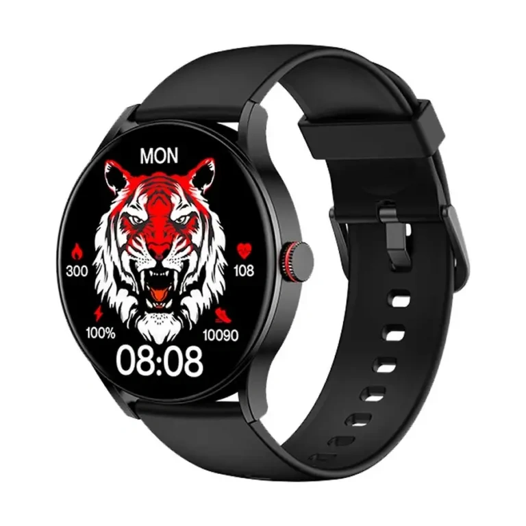 XIAOMI Imilab IMIKI TG1 Bluetooth Calling Smartwatch – Black Color XIAOMI Imilab IMIKI TG1 Bluetooth Calling Smartwatch – Black Color - Image 1