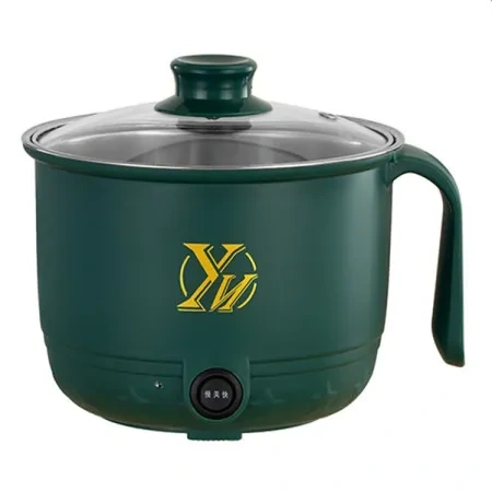 YN Electric Cooking Pot Single Deck–18cm – Green Color YN Electric Cooking Pot Single Deck–18cm – Green Color - Image 1