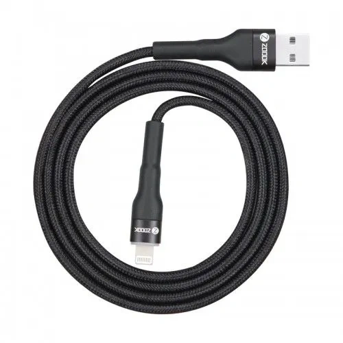 ZOOOK Lightup I Lightning Breathable LED Fast Charging Cable ZOOOK Lightup I Lightning Breathable LED Fast Charging Cable - Image 1