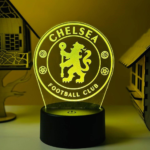 GearUP Acrylic Multicolor Night Lamp (Chelsea F.C.) Black – 20 pcs