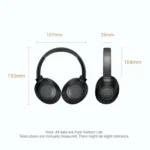 Vention SoundMate S11 Wireless On-Ear Headphones – Black - Image 2