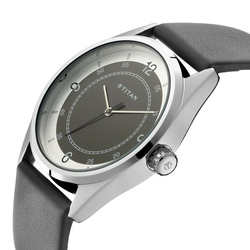 1729SL04_2.webp-NS1729SL04 Titan Quartz Analog Multicoloured Dial Leather Strap Watch for Men (NS1729SL04) - Image 1