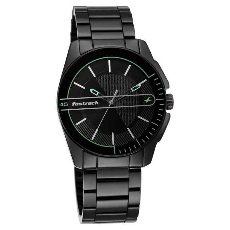 3089NM03_1-768x768 Fastrack NS3089NM03 Wear Your Look Quartz Analog Black Dial Metal Strap Watch - Image 1