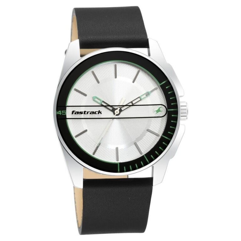 3089SL15_1-768x768 Fastrack NS3089SL15 Wear Your Look Quartz Analog Silver Dial Leather Strap Watch - Image 1