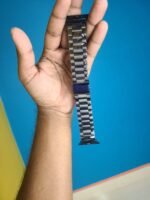45mm Metal Strap For Smartwatch – Black Color - Image 2