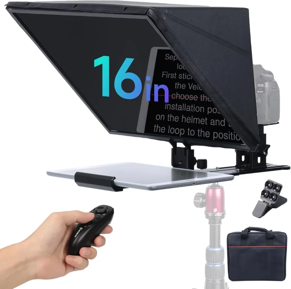 61p-vVpGN0L._AC_SL1500_-990x985 Moman MT16 16-Inch Ultra HD Teleprompter - Image 1