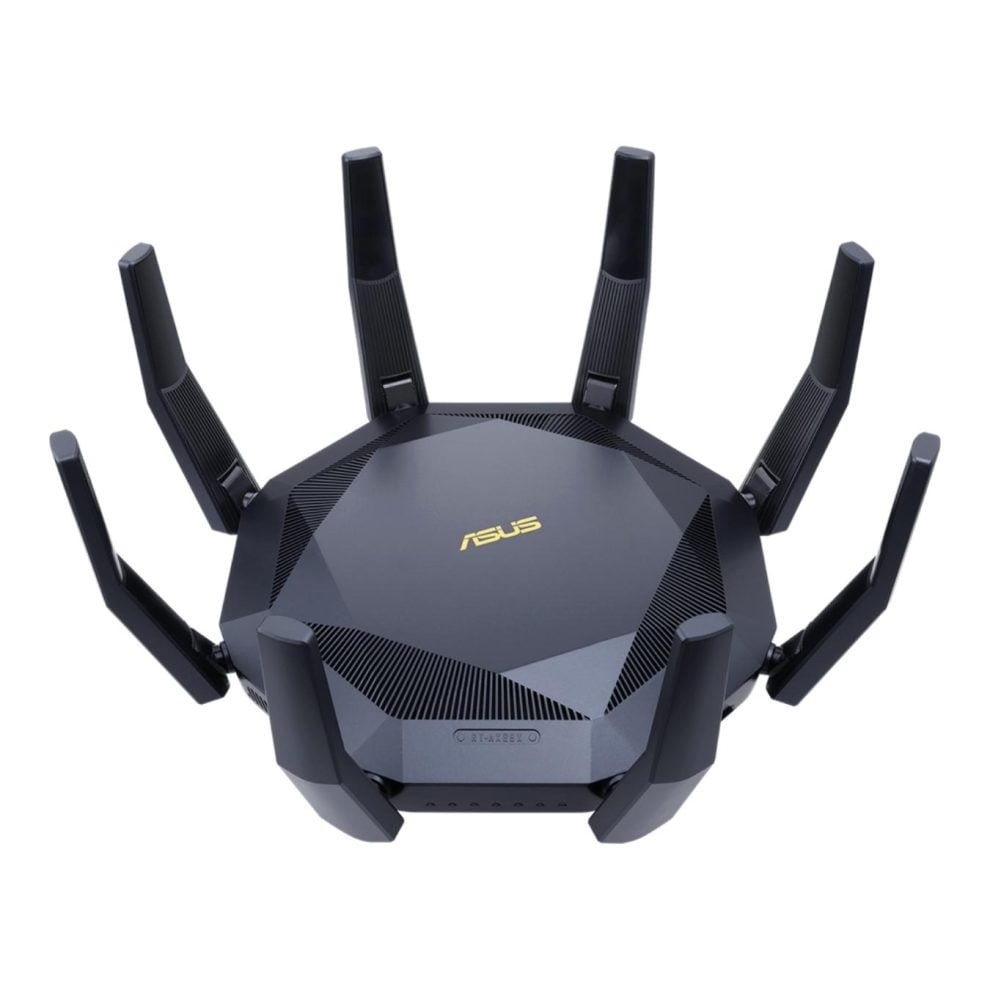 Asus-RT-AX89X-12-stream-AX6000-6000Mbps-Dual-Band-8-Antenna-WiFi-6-Gaming-Router-990x990 Asus RT-AX89X 12-stream AX6000 6000Mbps Dual Band 8 Antenna WiFi 6 Gaming Router - Image 1