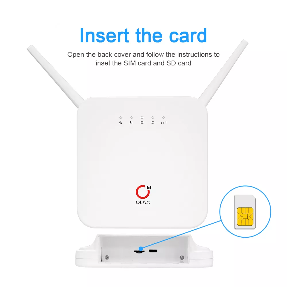 Ax6-pro-SIM-wifi-Router OLAX AX6 Pro 4G LTE Rechargeable WiFi Router - Image 1