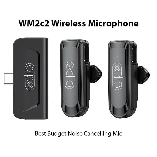 Dual Odio WM2c2 Wireless Microphone For Type C Devices 1-2 Dual Odio WM2c2 Wireless Microphone For Type C Devices (1:2) - Image 1