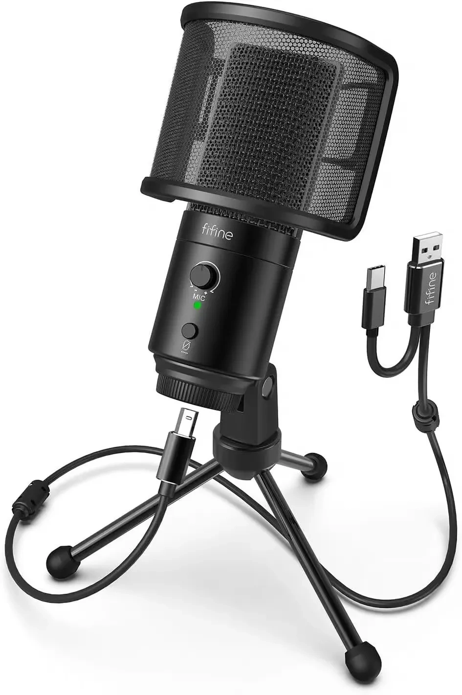 FIFINE K683A Type-C USB Microphone FIFINE K683A Type-C USB Microphone - Image 1