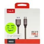 HAVIT H693 Data & Charging Cable (USB 3.0 To Type-C) - Image 2