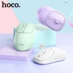 HOCO GM25 Dual-Mode Wireless Bluetooth 2.4G Silent Mouse – Purple Color - Image 2