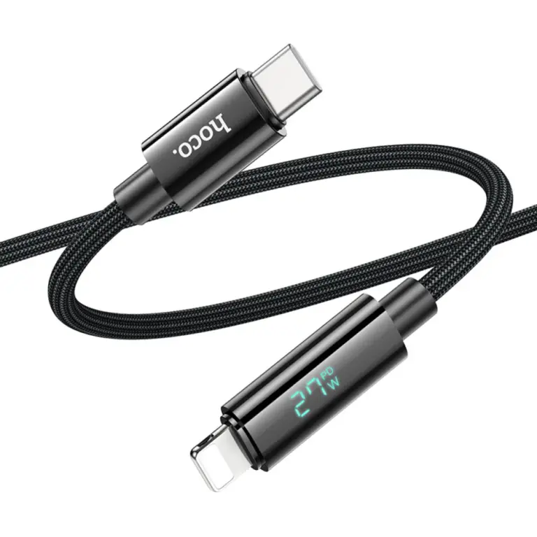 HOCO-U125-Benefit-PD-Charging-Data-Cable-With-Display-iP-768x768 HOCO U125 Benefit PD Charging Data Cable With Display iPhone - Image 1