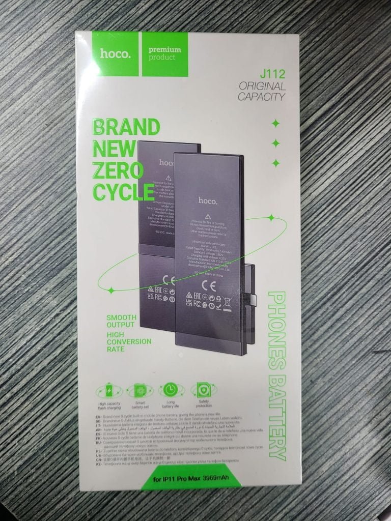 Hoco-J112-iP11PROMAX-768x1024 Hoco J112-ip11pmax Smart Li-Polymer 3969mAh Battery for iPhone 11 Pro Max - Image 1
