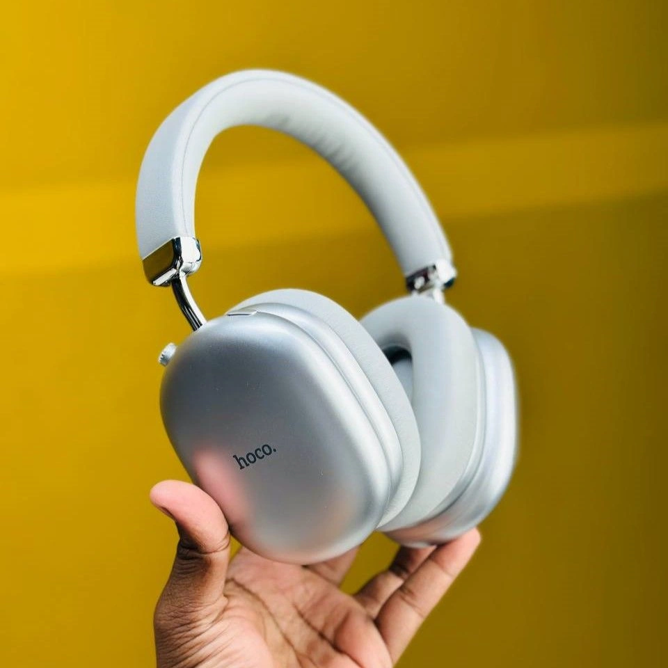 Hoco W35 Max ANC Wireless Headphone – Silver Hoco W35 Max ANC Wireless Headphone – Silver - Image 1