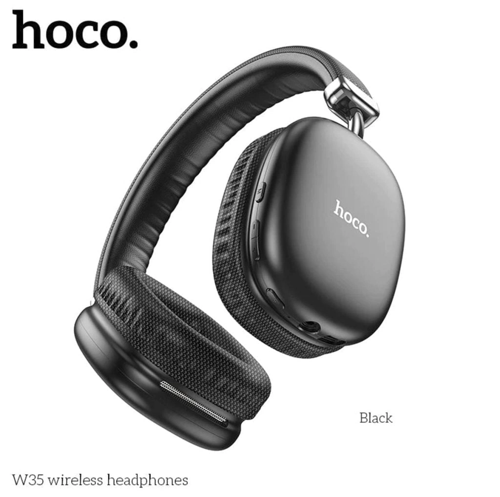 Hoco W35 Wireless Headphone- Black Color Hoco W35 Wireless Headphone- Black Color - Image 1