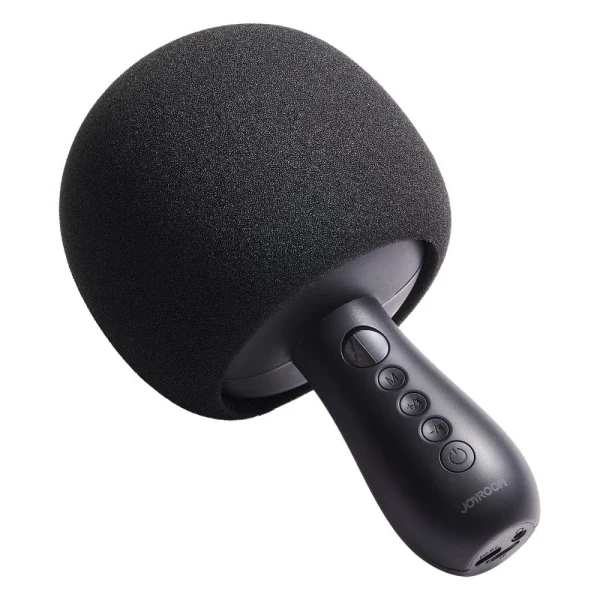 JOYROOM-JR-MC6-Black-in-BD-600x600 JOYROOM JR-MC6 Handheld Karaoke Speaker – Black Color - Image 1