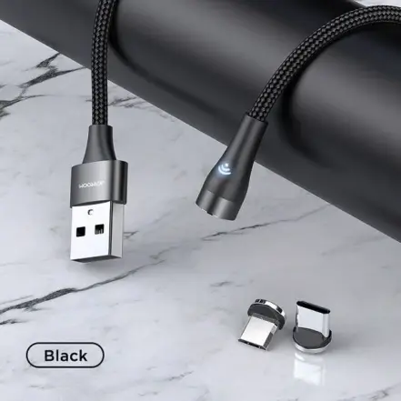 JOYROOM-Magnetic-1M-Type-C-Cable-441x441 JOYROOM Magnetic 1M Type C Cable - Image 1