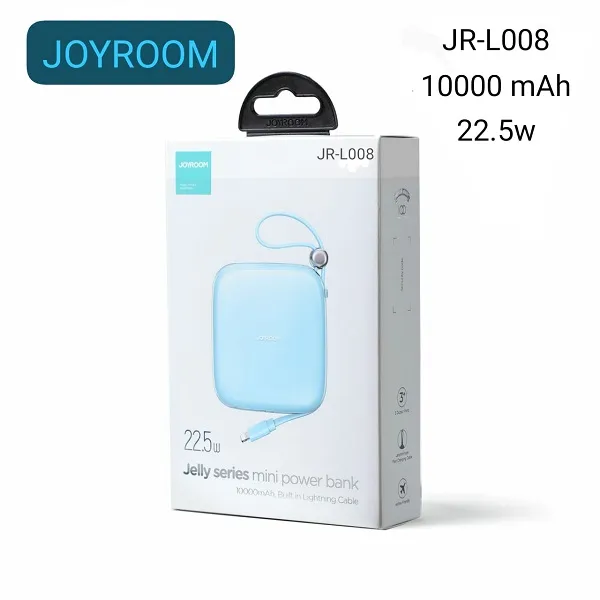 Joyroom-JR-L008-22.5W-10000mah-Cutie-Series-Power-Bank-With-Kickstand Joyroom JR-L008 22.5W 10000mah Cutie Series Power Bank With Kickstand - Image 1