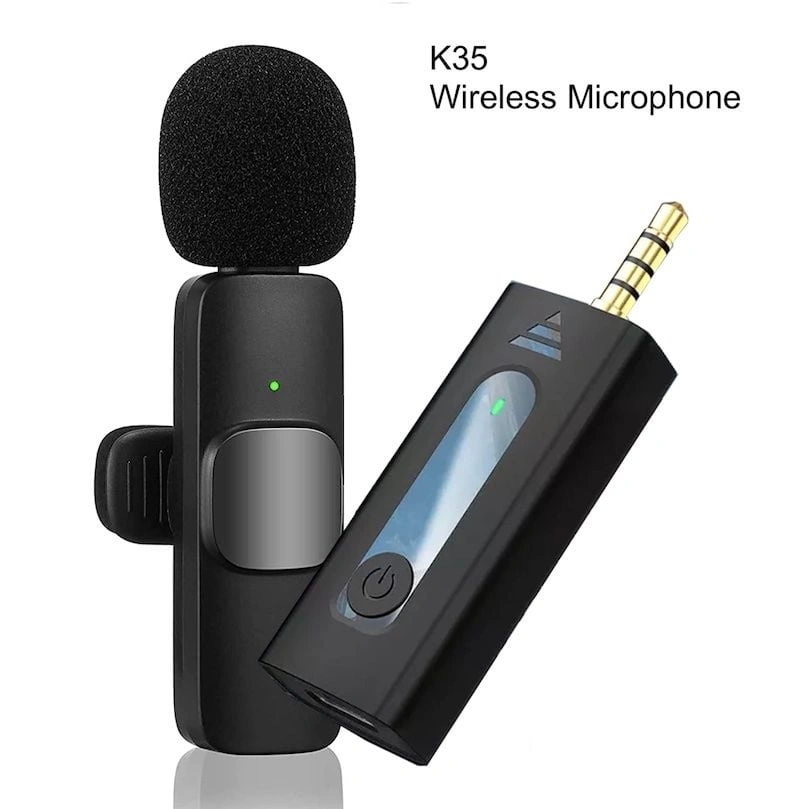 K35 Wireless Microphone For 3.5mm Supported Devices K35 Wireless Microphone For 3.5mm Supported Devices (1:1) - Image 1