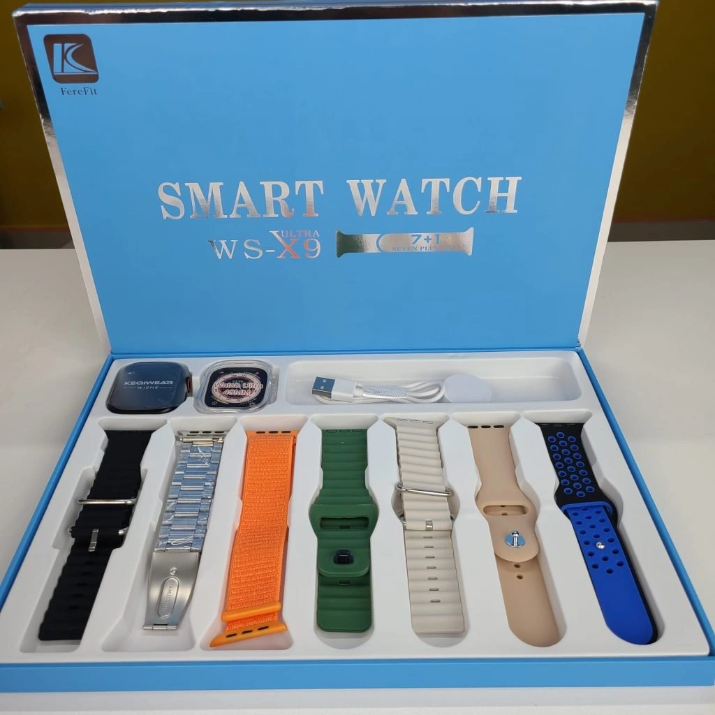 Keqiwear WS-X9 ultra Smartwatch – ROSE Gold Color Keqiwear WS-X9 ultra Smartwatch – ROSE Gold Color - Image 1