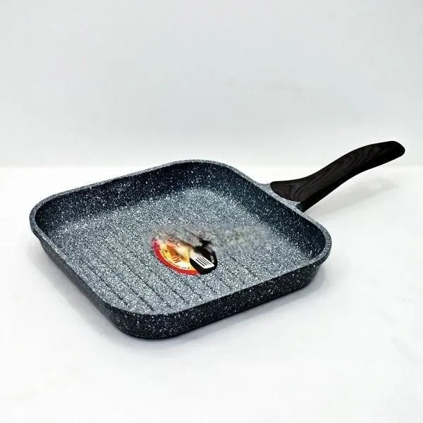 Kiam Die-Casting 26cm Grillpan With Glass Lid Kiam Die-Casting 26cm Grillpan With Glass Lid - Image 1