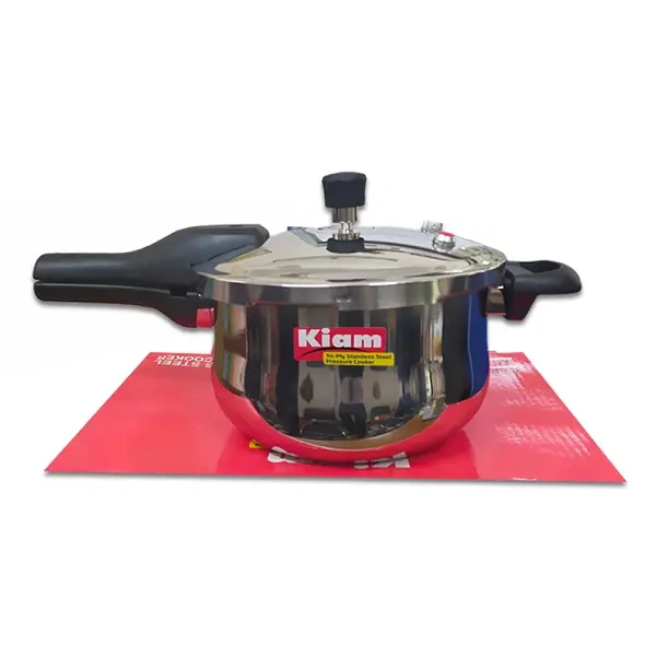 Kiam Stainless Steel Pressure Cooker IB – 5.5 Litre Kiam Stainless Steel Pressure Cooker IB – 5.5 Litre - Image 1