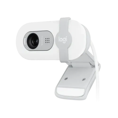 Logitech Brio 100 Full HD Privacy Shutter Webcam – Off-White Color Logitech Brio 100 Full HD Privacy Shutter Webcam – Off-White Color - Image 1