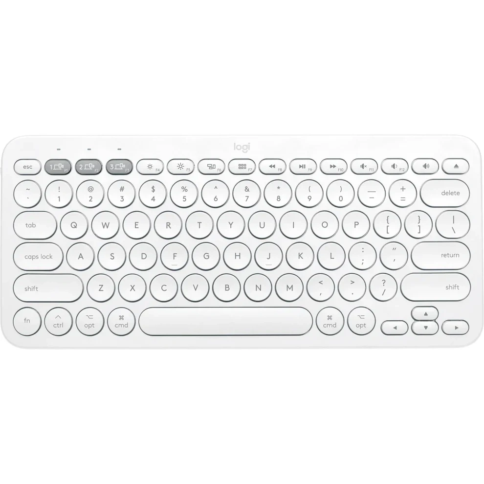 Logitech K380 Bluetooth Multi-Device Keyboard – White Color Logitech K380 Bluetooth Multi-Device Keyboard – White Color - Image 1