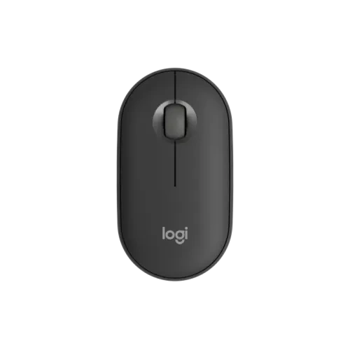 Logitech M350s Pebble Mouse 2, Wireless and Bluetooth Mouse Tonal Graphite Color Logitech M350s Pebble Mouse 2, Wireless and Bluetooth Mouse Tonal Graphite Color - Image 1