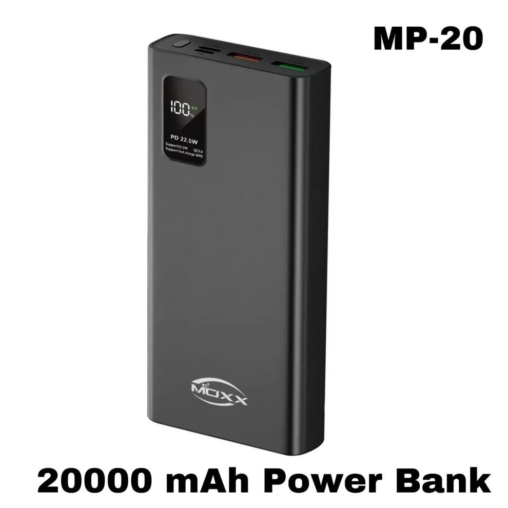 MOXX-22.5W-20000-Power-Bank-MP-PB20-990x990 MOXX MP-PB20 22.5W 20000mAh Power Bank - Image 1