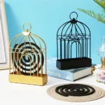 Metal Mosquito Coil Holder – Gold Color - Image 2