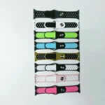 Octopus Soft Silicone Straps 38/40/41mm Black+Blue - Image 2