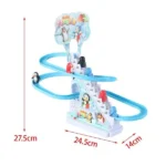 Penguin Track Slide Toys With Lights For Kids - Image 2