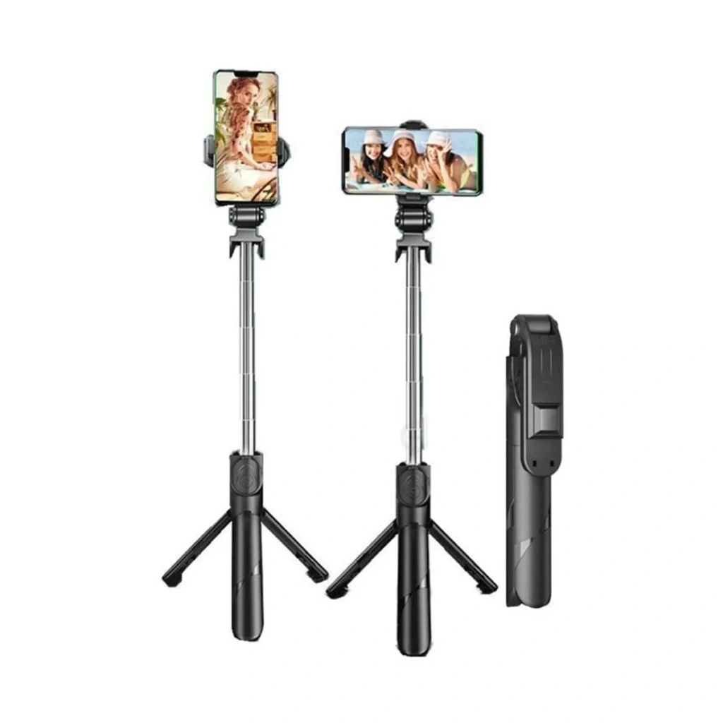 Q07 Bluetooth Selfie Stick And Bluetooth Remote Control (with light) Q07 Bluetooth Selfie Stick And Bluetooth Remote Control (with light) - Image 1