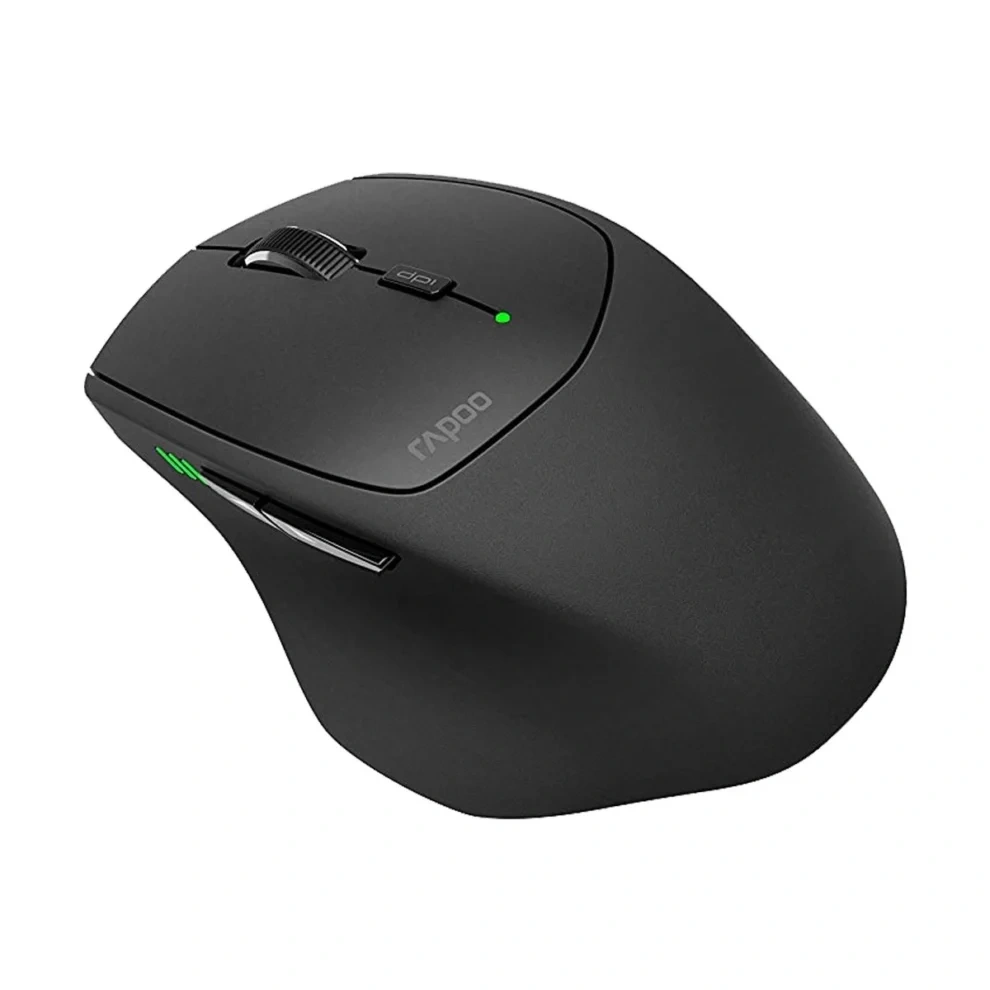 Rapoo MT550 Multi Mode Bluetooth Black Mouse Rapoo MT550 Multi Mode Bluetooth Black Mouse - Image 1