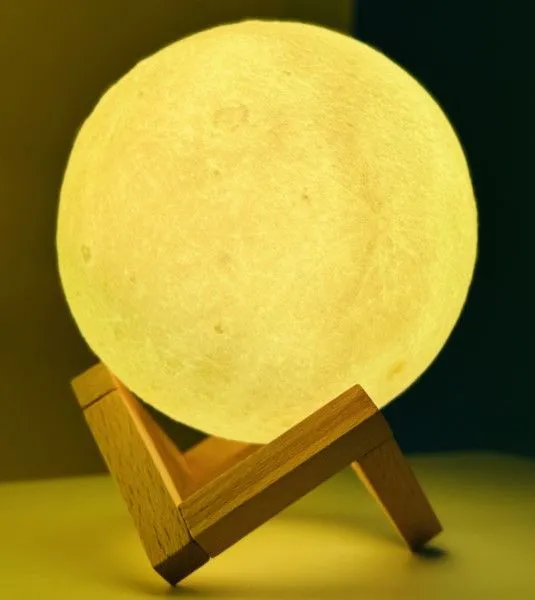 Rechargeable-3D-Moon-Lamp-Large-Size Rechargeable 3D Moon Lamp Large Size (25cm/ 10 inch) - Image 1