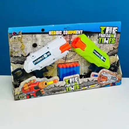 STORM-ZONE-KNERF-With-12-Bullets-441x442 STORM-ZONE Toy Gun With 12 Bullets - Image 1