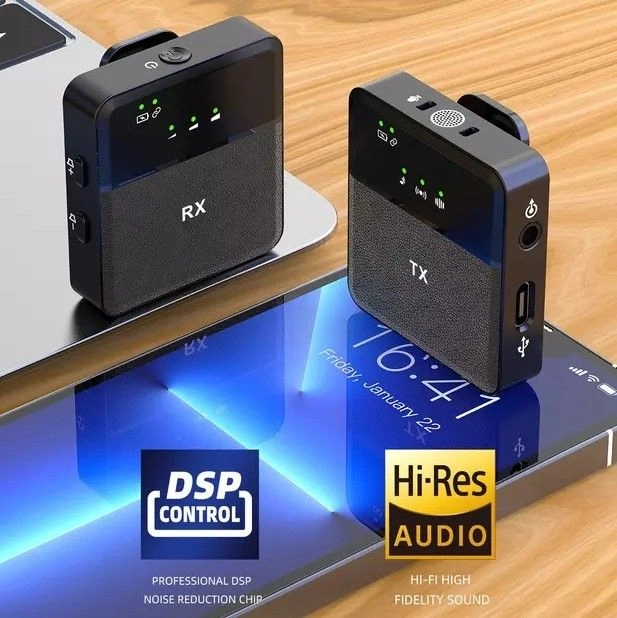 SX9 Mini Wireless Microphone For Type C SX9 Mini Wireless Microphone For Type C & 3.5 Interface 1:1 - Image 1