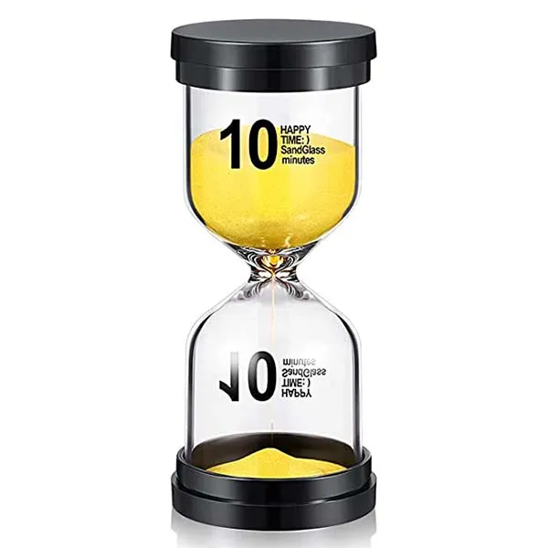 Sand-Timer-10min-Orange Sand Timer 10 minutes – Orange Color - Image 1
