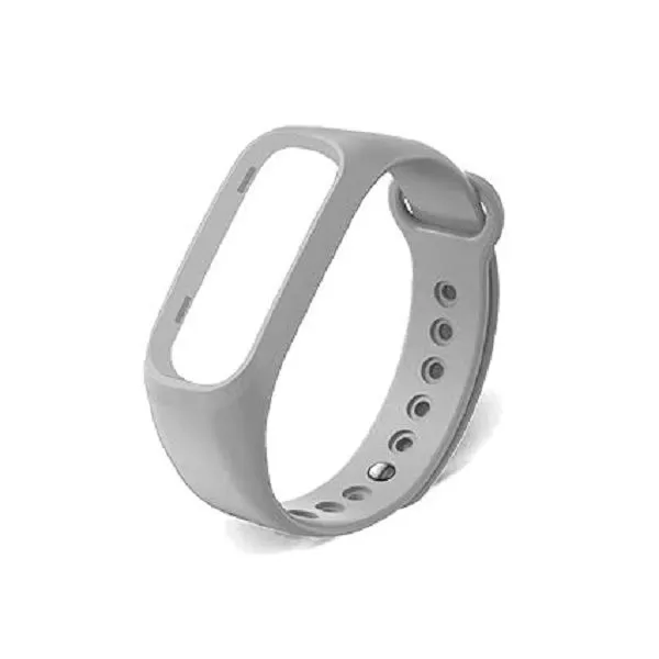 Soft-Silicone-Strap-For-Oppo-And-Oneplus-Bands-GRY Soft Silicone Strap For Oppo And Oneplus Bands- Gray - Image 1