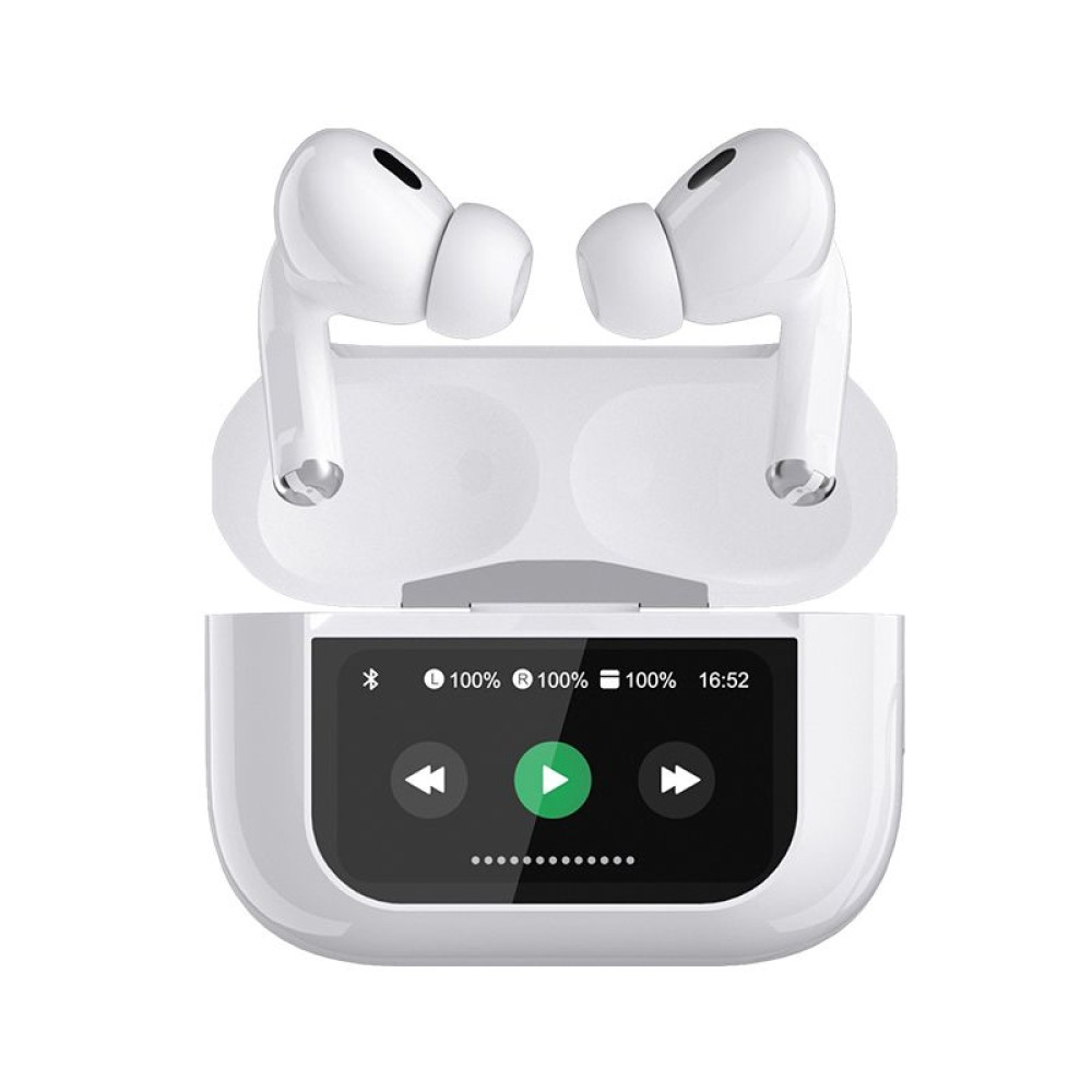 T13 T13 Air buds ANC – ENC with Digital Display – WHITE - Image 1