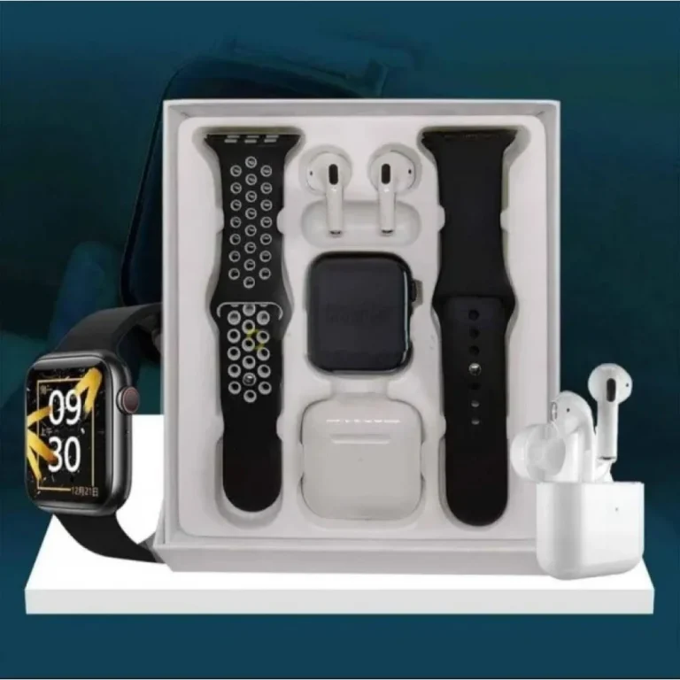 T55-Pro-Max-Smart-Watch-Black-1000x1000w.jpg-768x768 T55 Pro Max Smart Watch with Earbuds & Double Strap- Black Color - Image 1