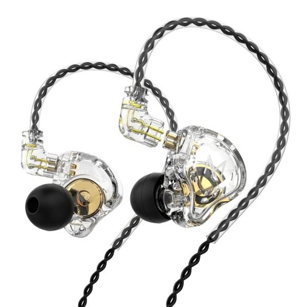 TRN-MT1-Pro-600x600 TRN MT1 Pro Professional Hi-Fi Dynamic Driver In-Ear Monitor Earphone – white - Image 1